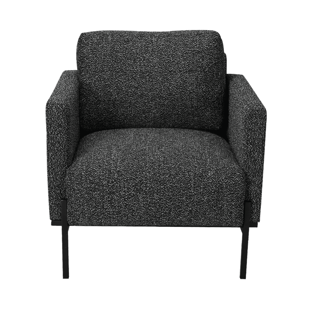 Ghế phòng chờ màu xám với tay vịn