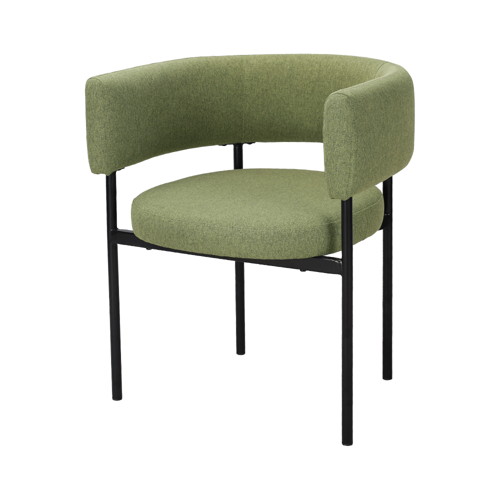 Ghế ăn bằng kim loại màu xanh axit