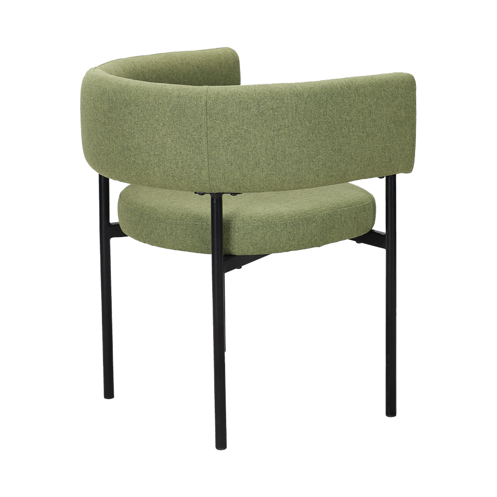 Ghế ăn bằng kim loại màu xanh axit