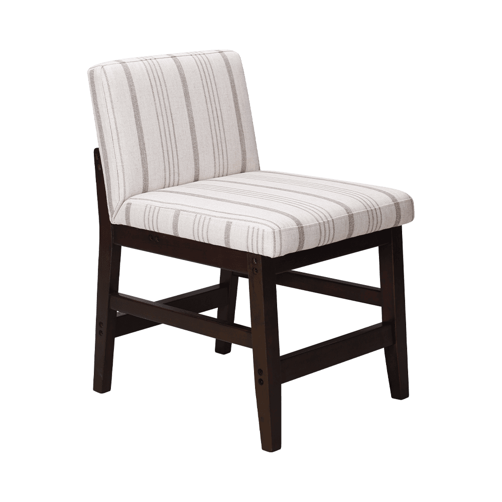 Vải sọc ghế gỗ rắn