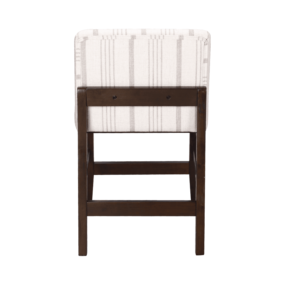 Vải sọc ghế gỗ rắn