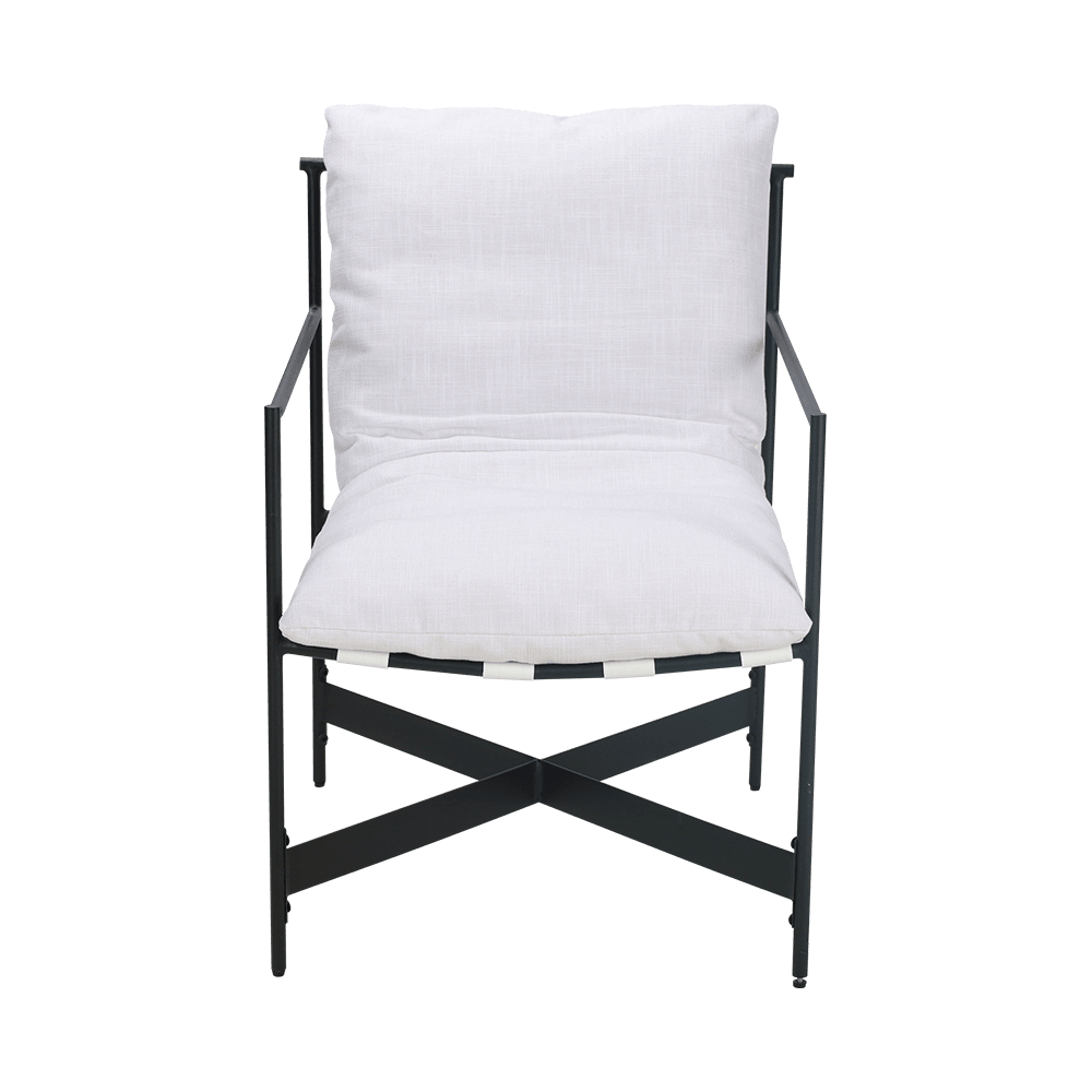 Ghế ăn bằng gỗ bằng vải màu trắng